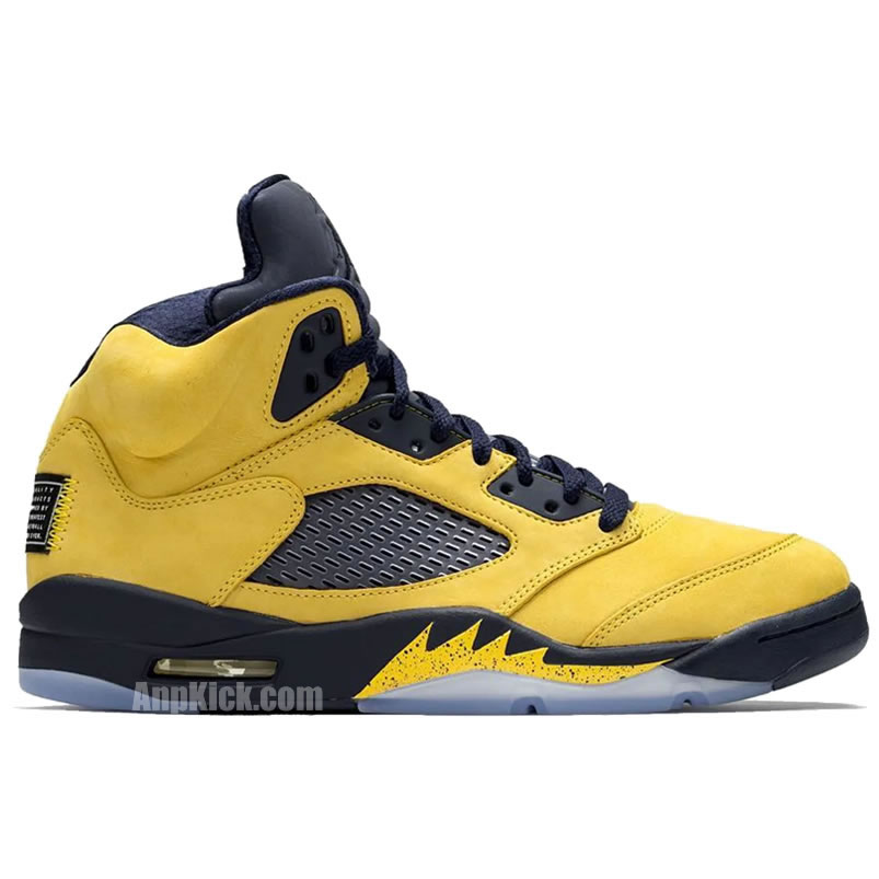 Air Jordan 5 Sp Yellow Michigan 2019 Inspire Cq9541 704 (2) - www.newkick.org