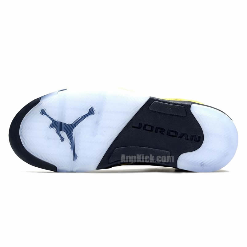 Air Jordan 5 Sp Yellow Michigan 2019 Inspire Cq9541 704 (5) - www.newkick.org
