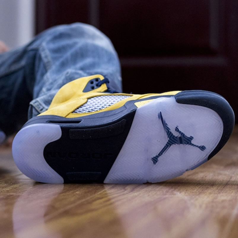 Air Jordan 5 Sp Yellow Michigan 2019 Inspire On Feet Cq9541 704 (3) - www.newkick.org