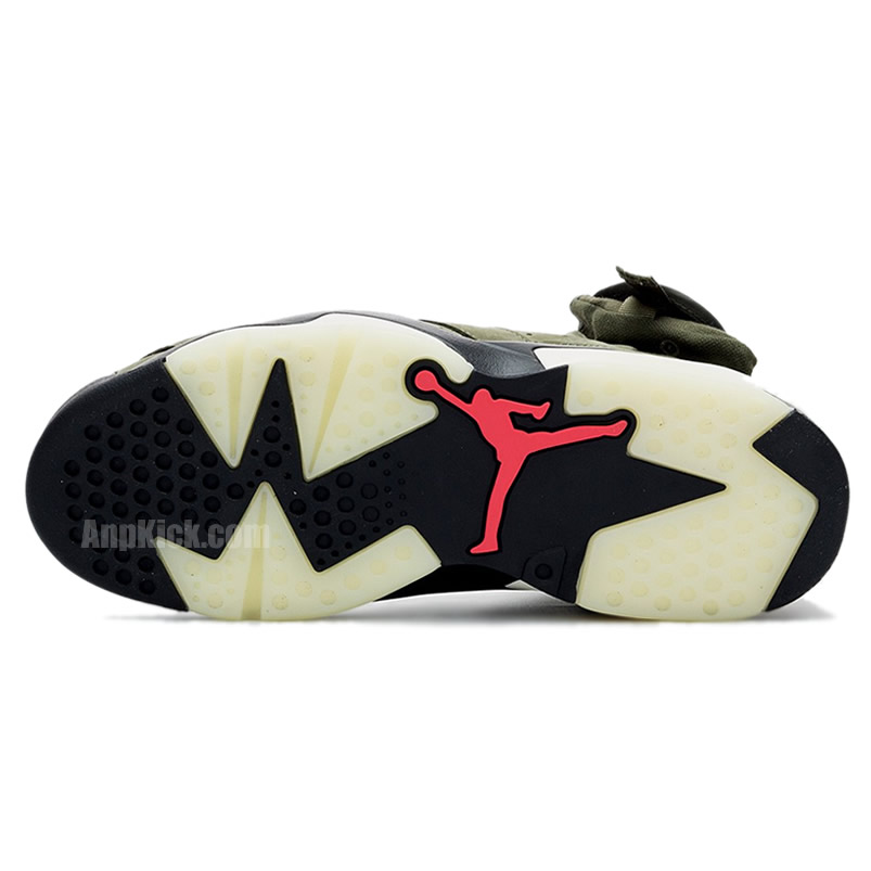 Travis Scott Air Jordan 6 Olive Cactus Jack For Sale Cn1084 200 (6) - www.newkick.org