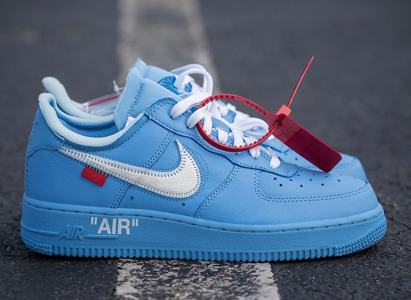 Off White Nike Air Force 1 Low Mca Blue For Sale Ci1173 400 (4) - www.newkick.org