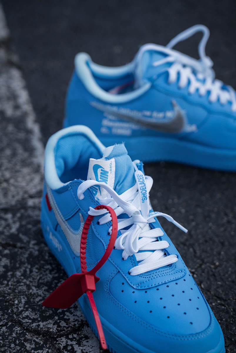 Off White Nike Air Force 1 Low Mca Blue For Sale Ci1173 400 (5) - www.newkick.org