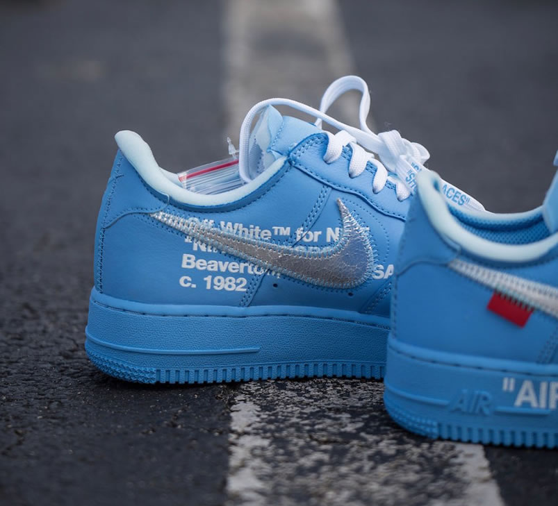 Off White Nike Air Force 1 Low Mca Blue For Sale Ci1173 400 (6) - www.newkick.org