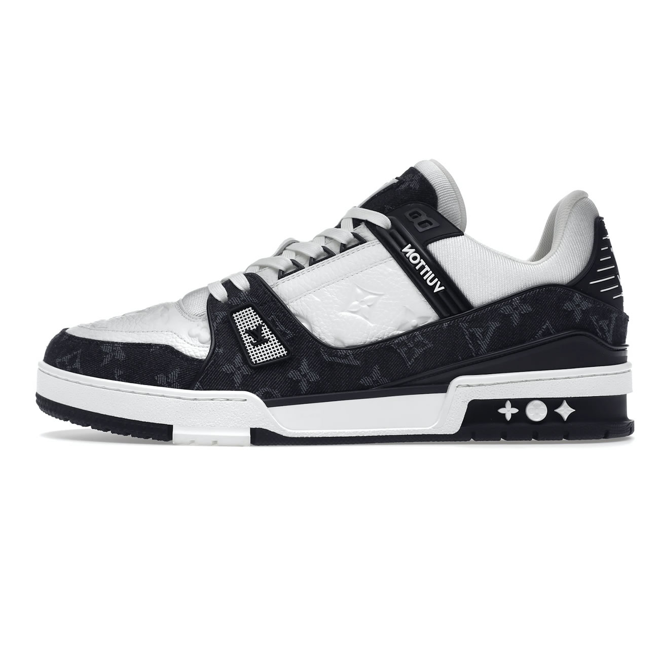 Louis Vuitton Lv Trainer White Black White 1a9jgb (1) - www.newkick.org