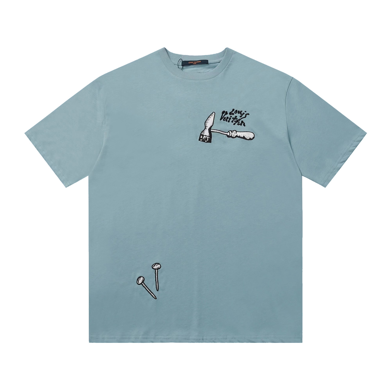 Louis Vuitton Multi Tools Embroidered Pattern T Shirt 1ab5id (1) - www.newkick.org