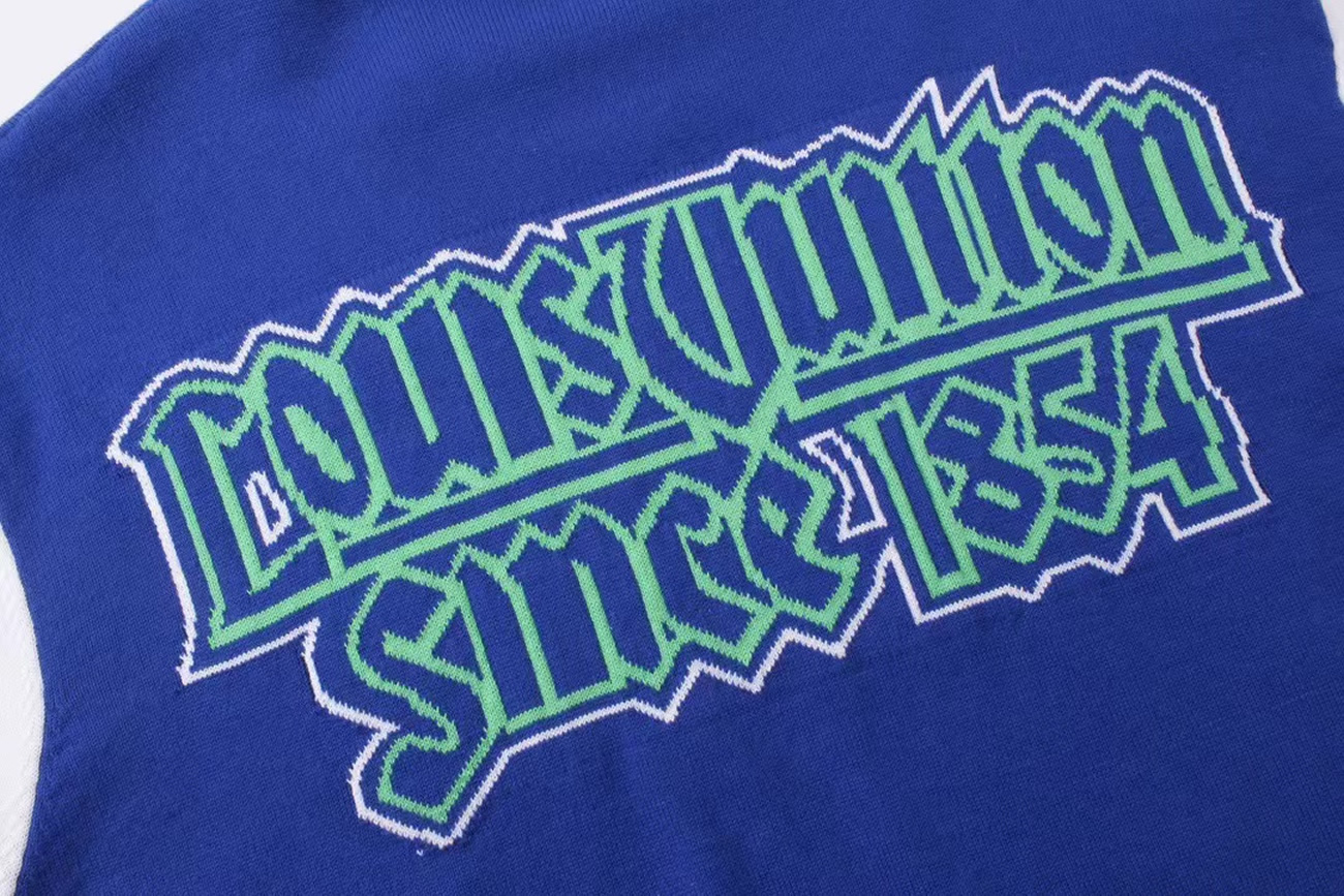Louis Vuitton Short Sleeved Cotton Intarsia Crewneck 1abxyr (7) - www.newkick.org