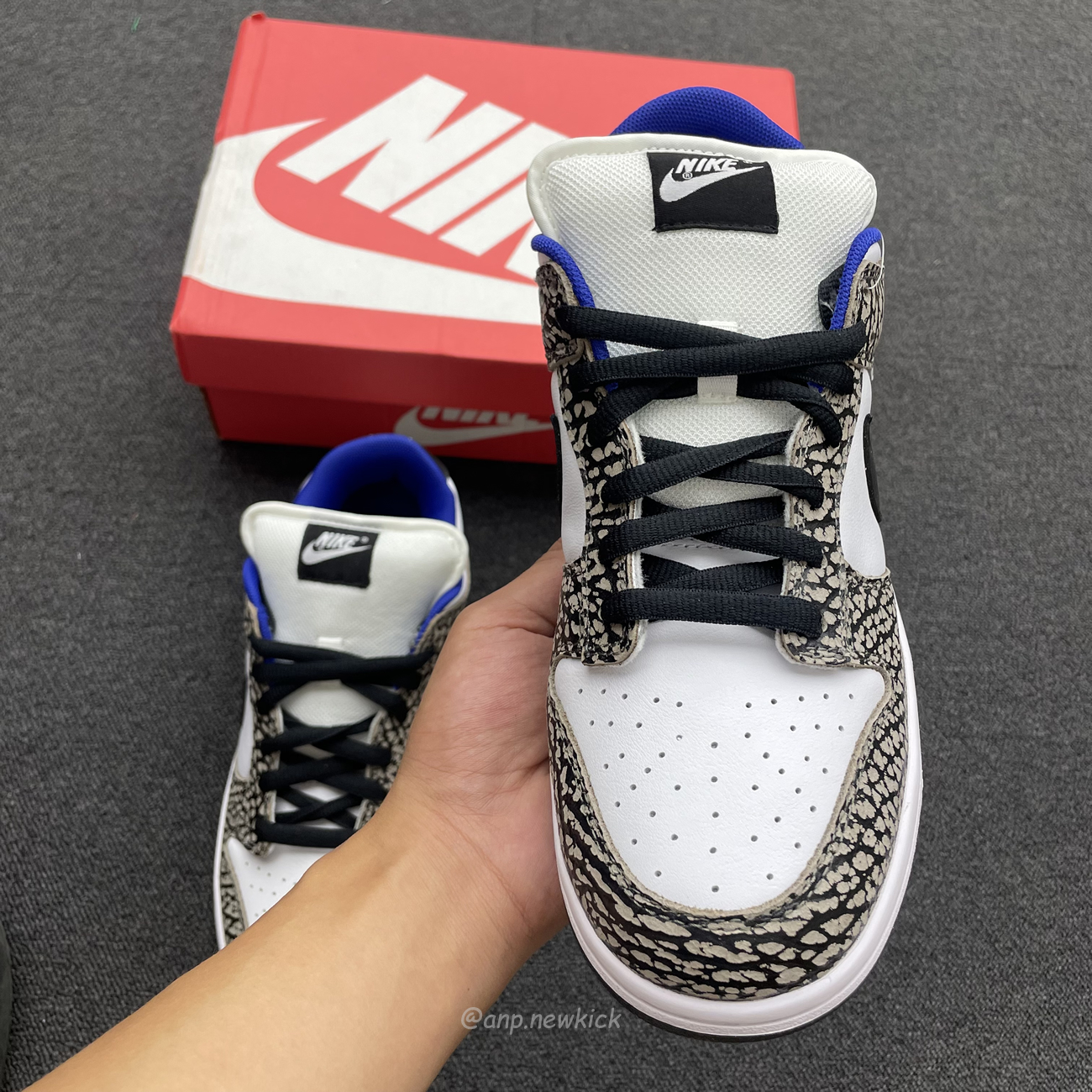 Nike Sb Dunk Low Supreme White Cement 304292 001 (2) - www.newkick.org