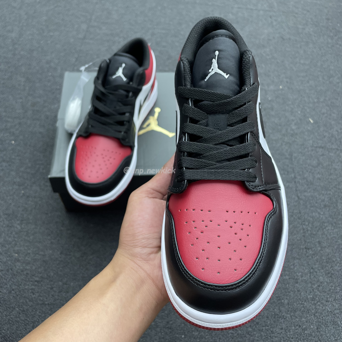 Air Jordan 1 Low Bred Toe 553558 612 (10) - www.newkick.org