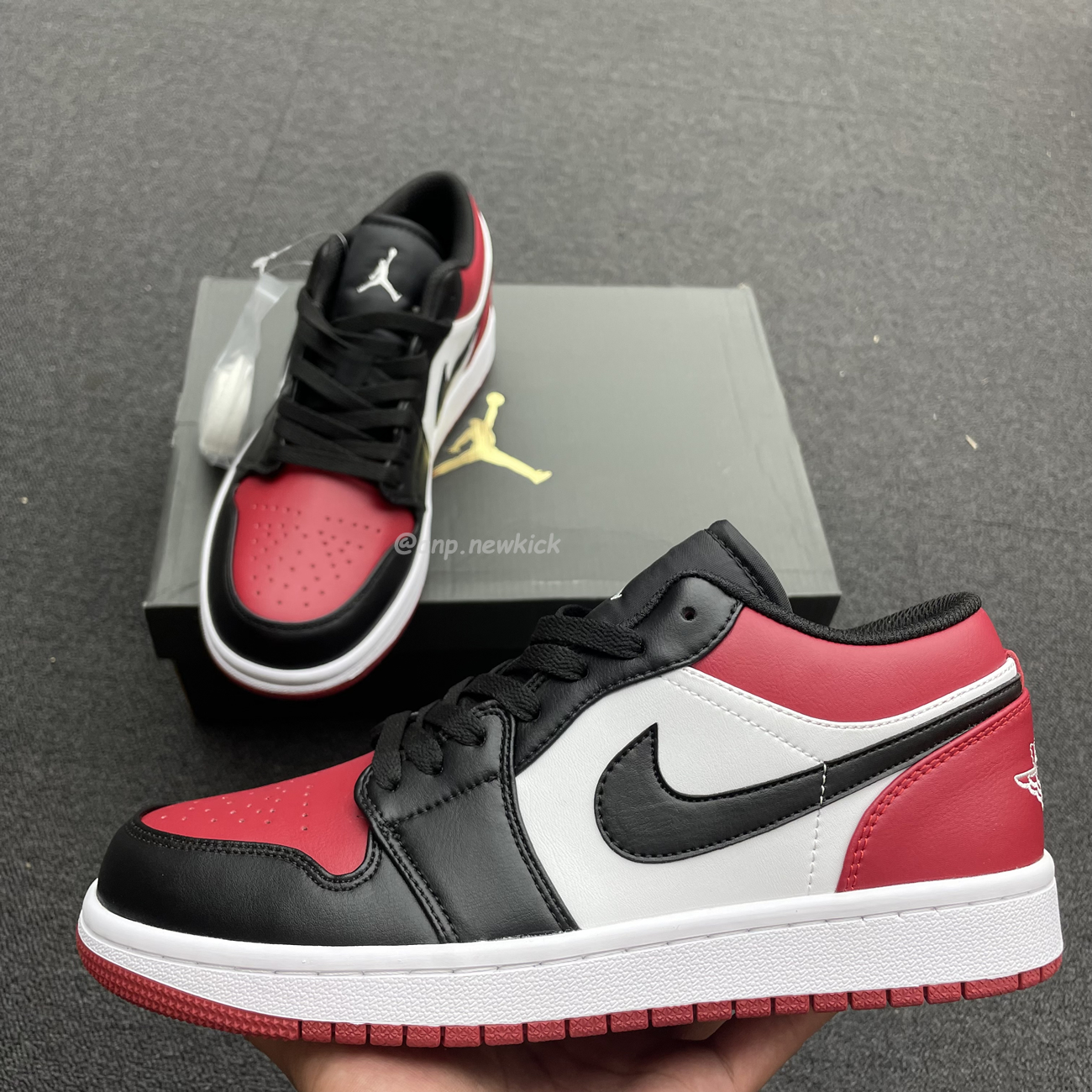 Air Jordan 1 Low Bred Toe 553558 612 (12) - www.newkick.org