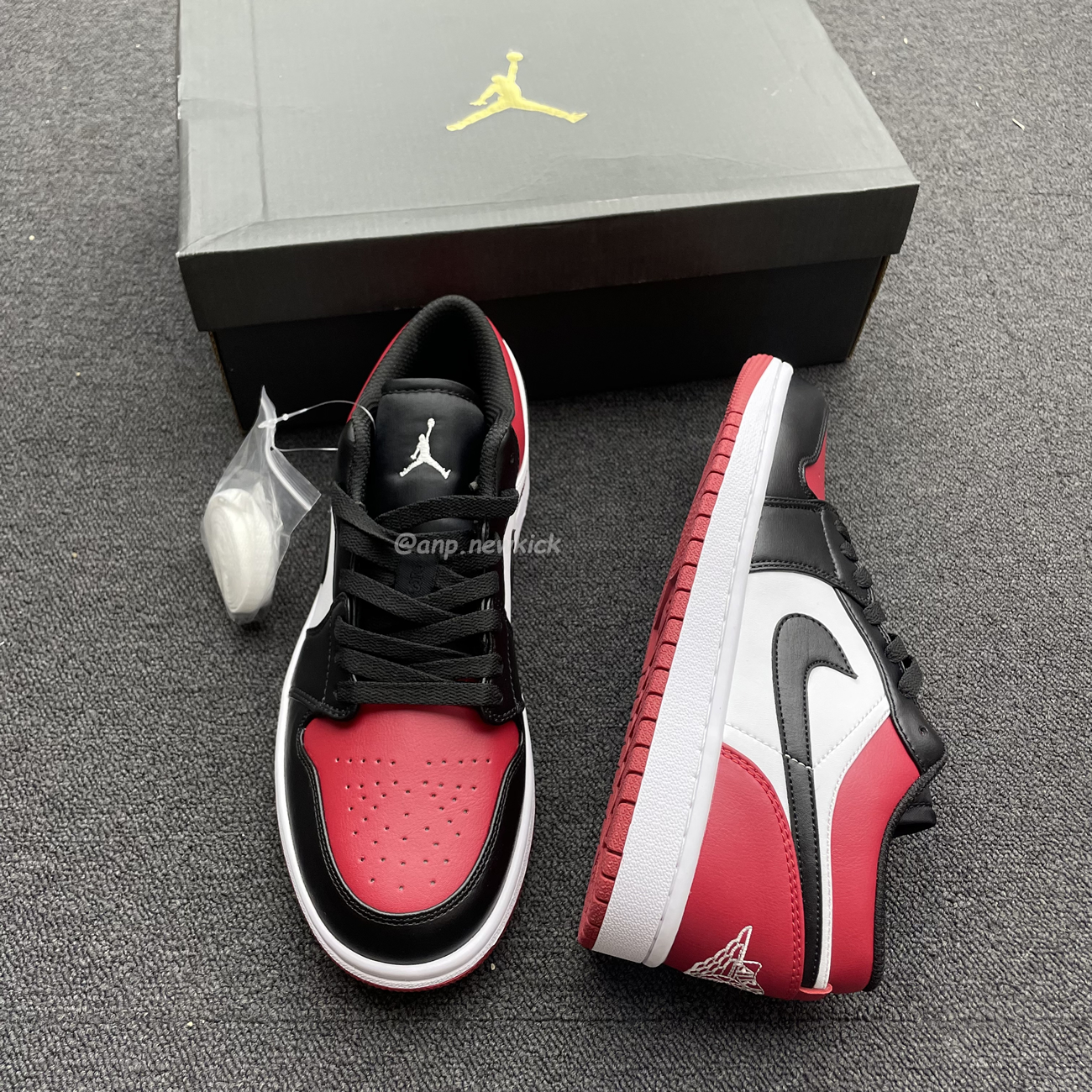 Air Jordan 1 Low Bred Toe 553558 612 (8) - www.newkick.org