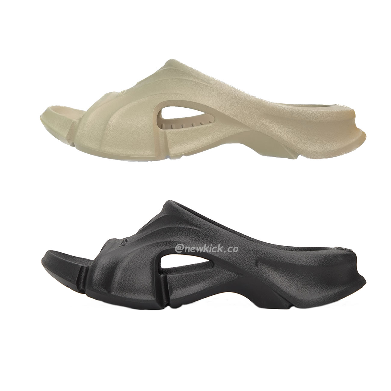 Balenciaga Mold Slide Sandal Black Beige 653874w3ce21000 (1) - www.newkick.org Balenciaga Mold Slide Sandal Black Beige 653874w3ce21000 (1) - www.newkick.org
