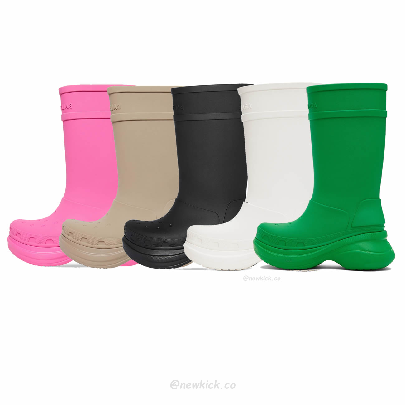 Balenciaga X Crocs Boot Black White Green Bright Pink Beige Rubber 677388w1s8e1000 (1) - www.newkick.org Balenciaga X Crocs Boot Black White Green Bright Pink Beige Rubber 677388w1s8e1000 (1) - www.newkick.org