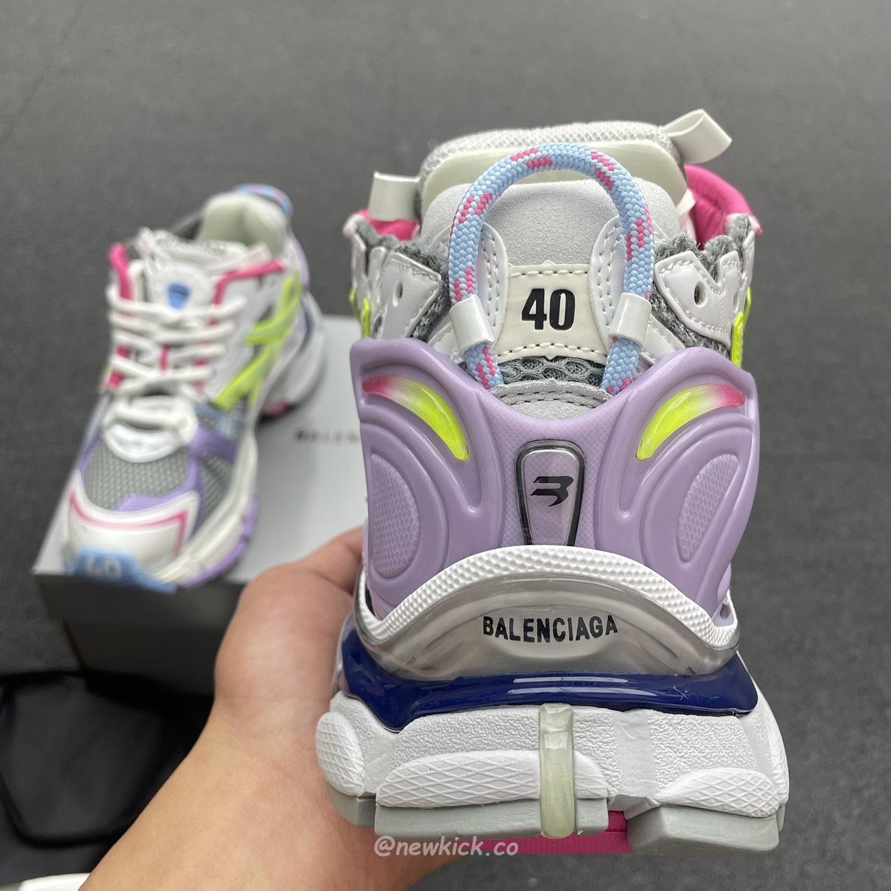 Balenciaga Runner Leather Free Grey Light Purple Neon Yellow White 677403w3rbp1745 (13) - www.newkick.org Balenciaga Runner Leather Free Grey Light Purple Neon Yellow White 677403w3rbp1745 (13) - www.newkick.org