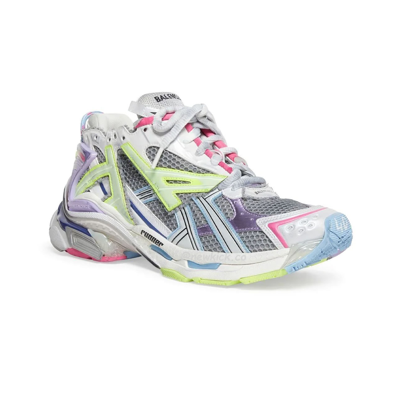 Balenciaga Runner Leather Free Grey Light Purple Neon Yellow White 677403w3rbp1745 (7) - www.newkick.org Balenciaga Runner Leather Free Grey Light Purple Neon Yellow White 677403w3rbp1745 (7) - www.newkick.org