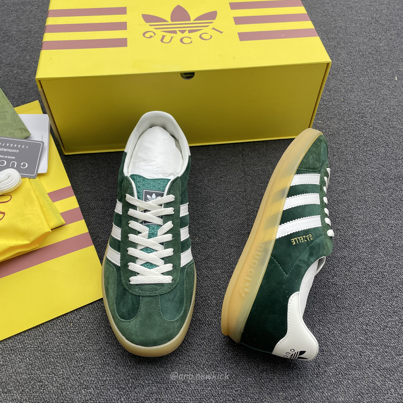 Adidas Gazelle Collegiate Green White Gum 707861utt109060 (3) - www.newkick.org