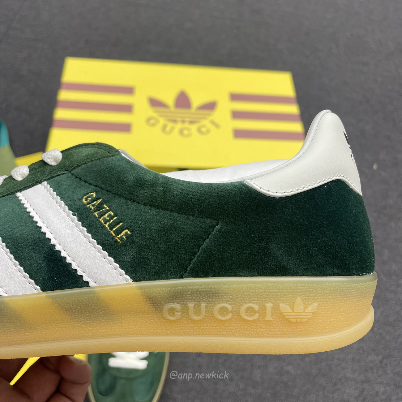 Adidas Gazelle Collegiate Green White Gum 707861utt109060 (5) - www.newkick.org