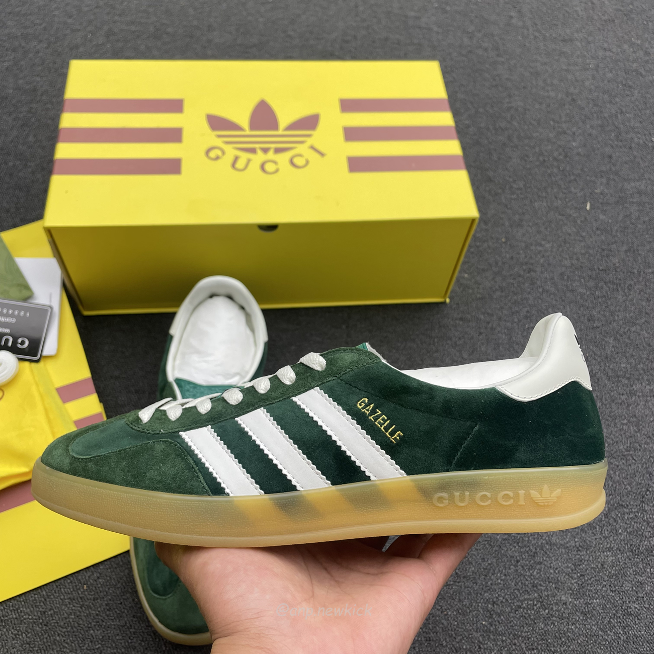 Adidas Gazelle Collegiate Green White Gum 707861utt109060 (6) - www.newkick.org