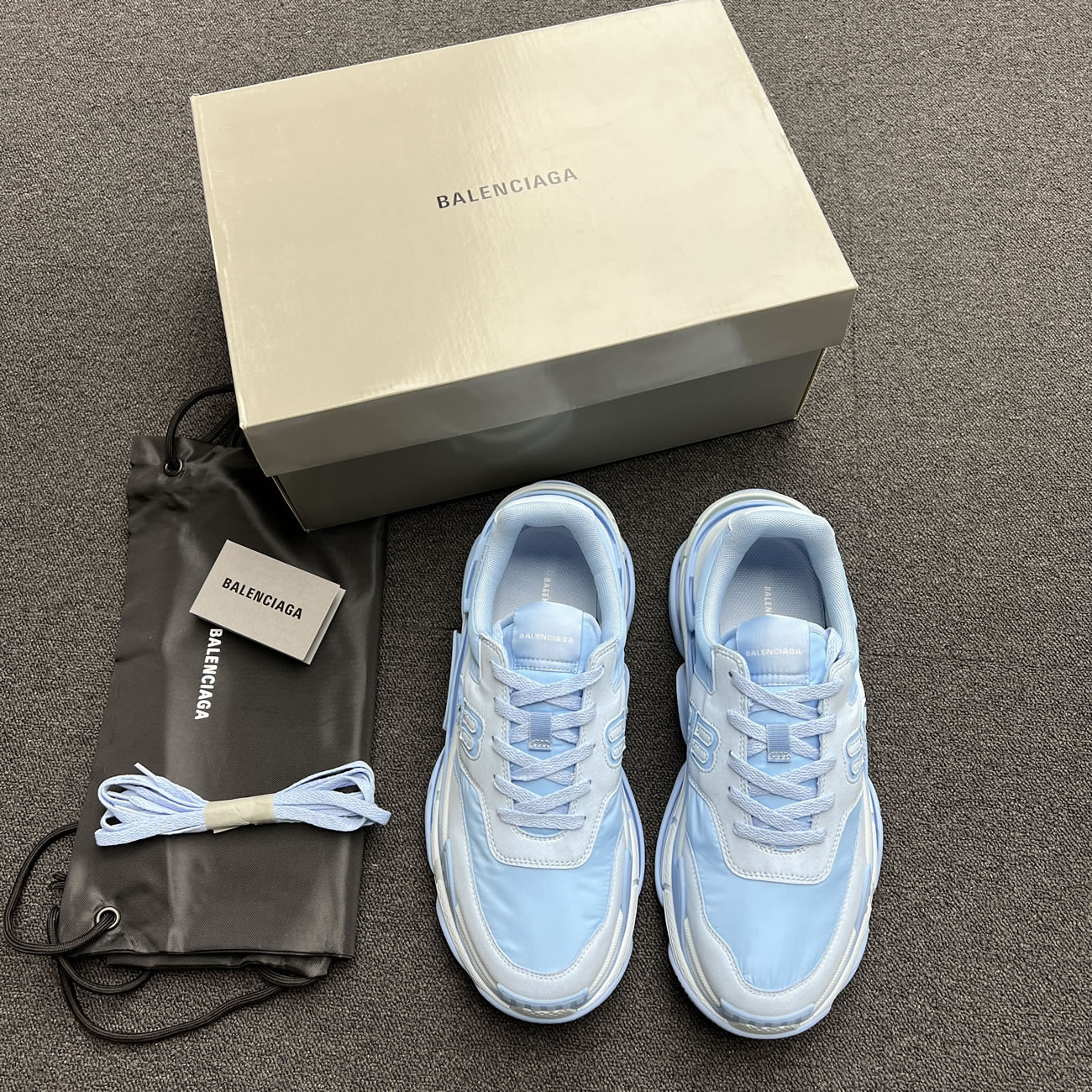 Balenciaga Triple S Nylon Black Bule 710157 W3cu1 1000 (15) - www.newkick.org Balenciaga Triple S Nylon Black Bule 710157 W3cu1 1000 (15) - www.newkick.org