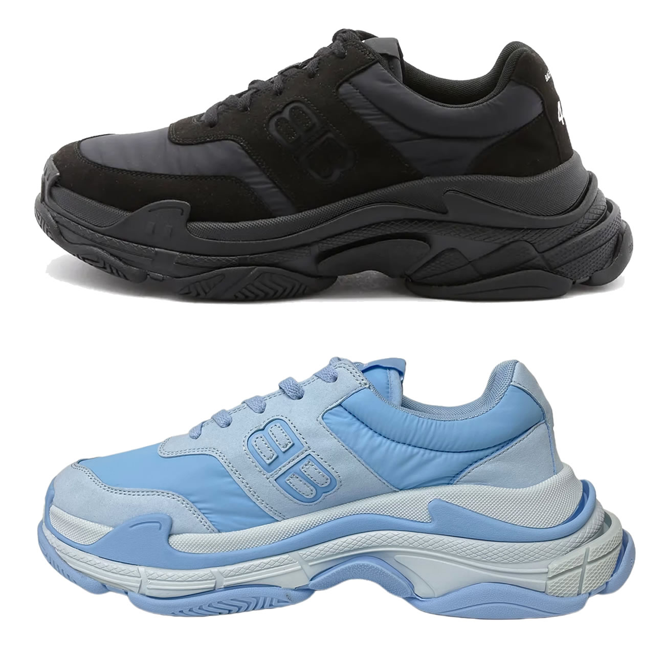 Balenciaga Triple S Nylon Black Bule 710157 W3cu1 1000 (17) - www.newkick.org Balenciaga Triple S Nylon Black Bule 710157 W3cu1 1000 (17) - www.newkick.org