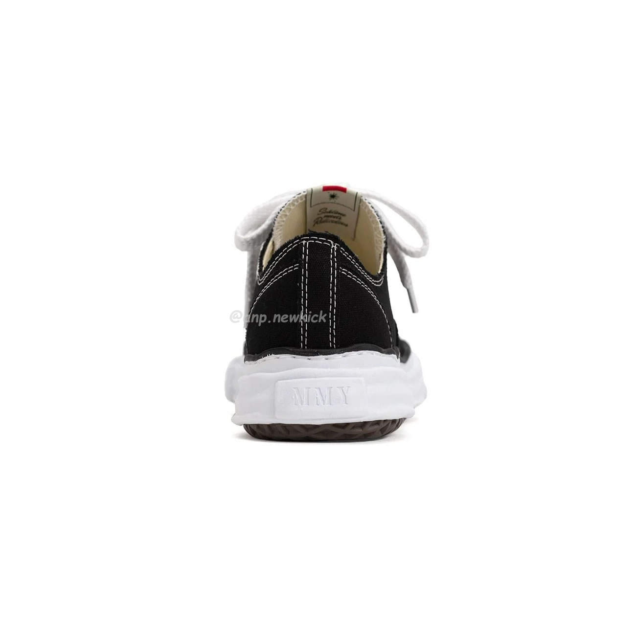 Maison Mihara Yasuhiro Peterson Low Canvas Black A01fw702 (11) - www.newkick.org