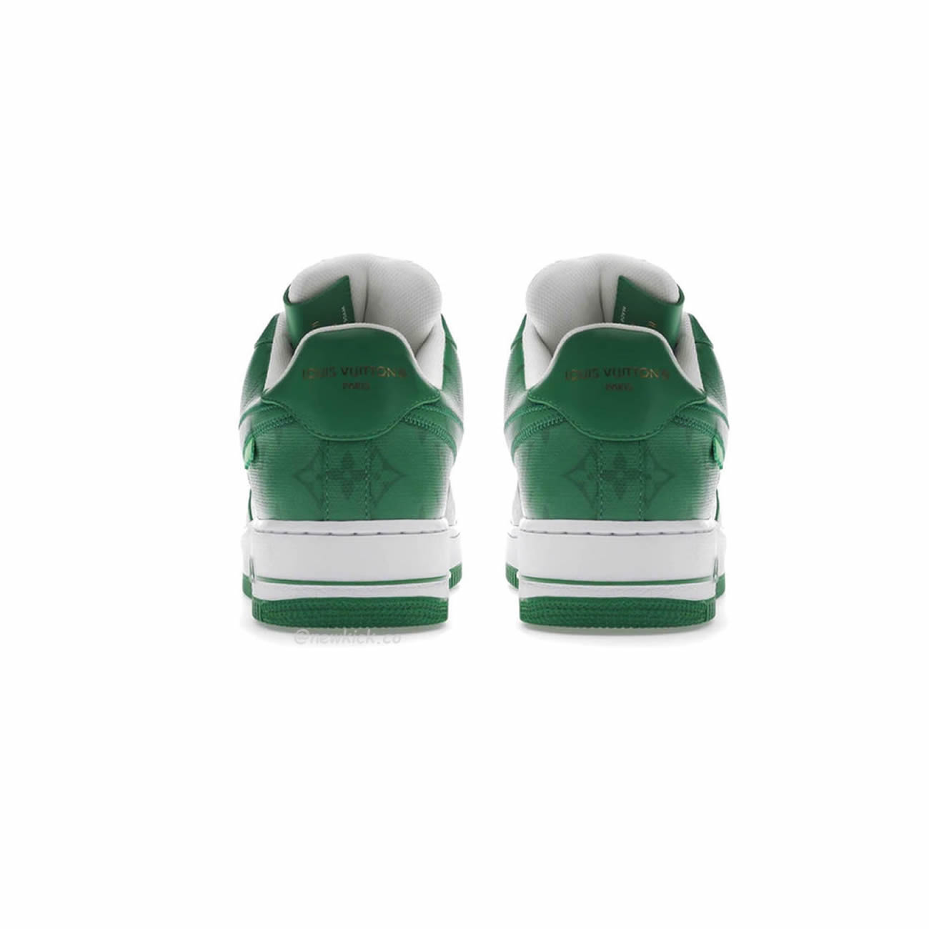 Louis Vuitton Nike Air Force 1 Low By Virgil Abloh White Green Royal (23) - www.newkick.org