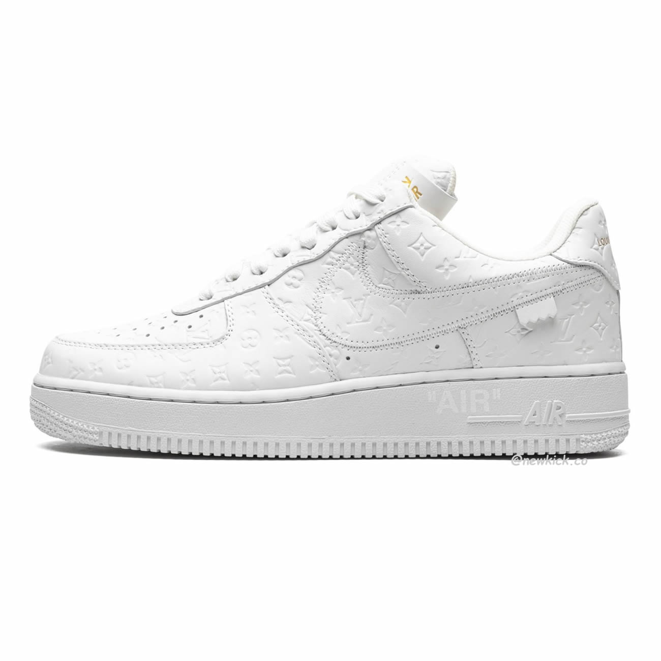 Louis Vuitton Nike Air Force 1 Low By Virgil Abloh White Green Royal (25) - www.newkick.org