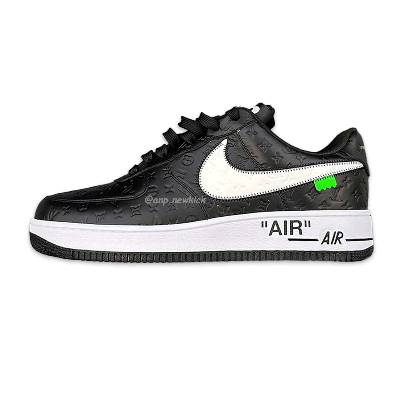 Louis Vuitton Nike Air Force 1 Low By Virgil Abloh White Black (1) - www.newkick.org