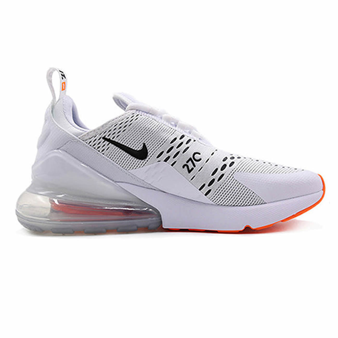 Nike Air Max 270 White Black Total Orange Ah8050 106 (2) - www.newkick.org