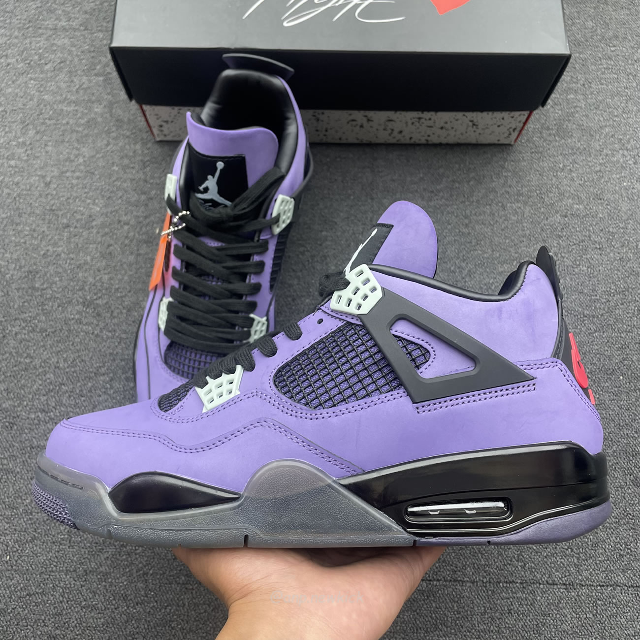 Air Jordan 4 Retro X Travis Scott Aj4 766302 (2) - www.newkick.org
