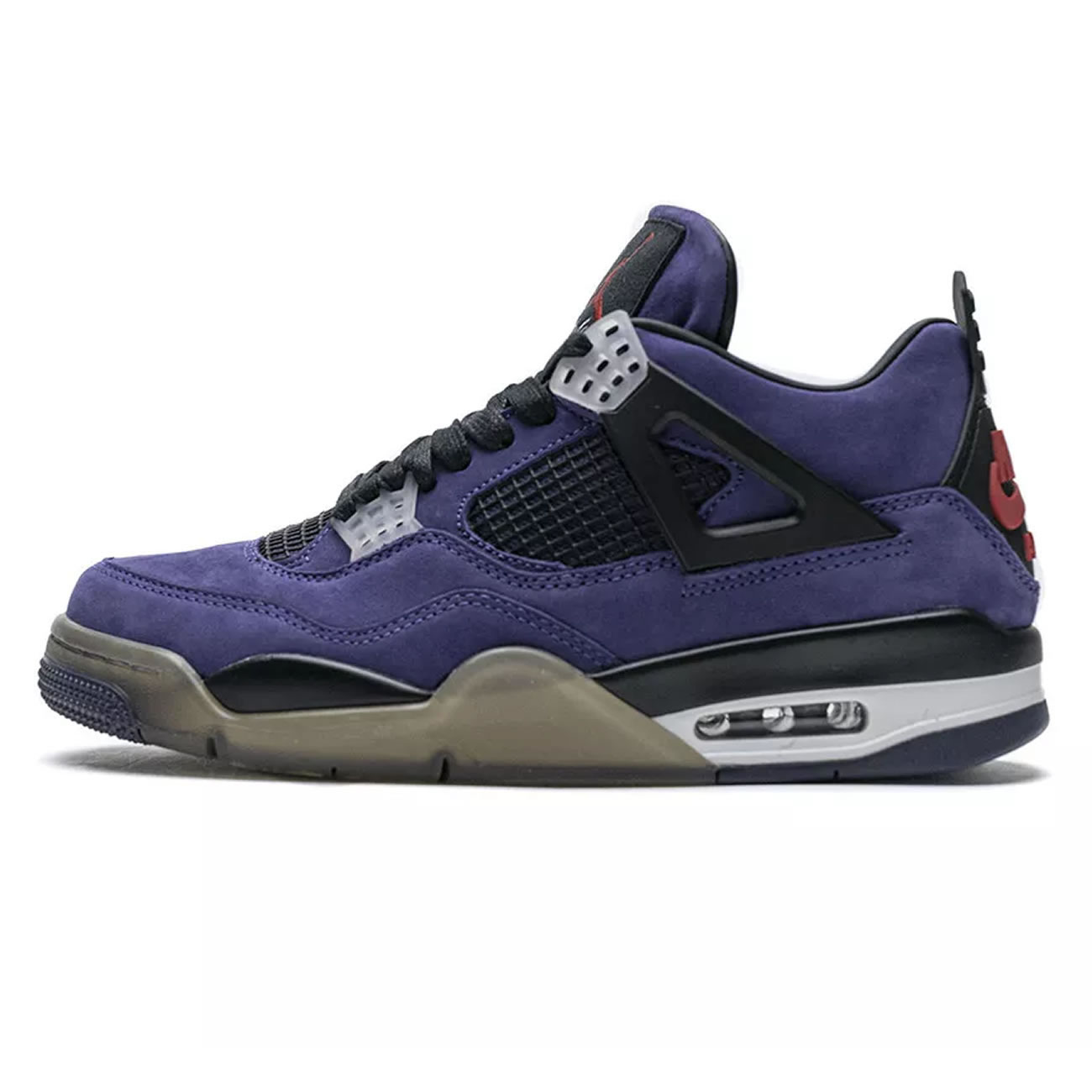 Travis Scott X Air Jordan 4 Retro Purple Aj4 766302 (1) - www.newkick.org