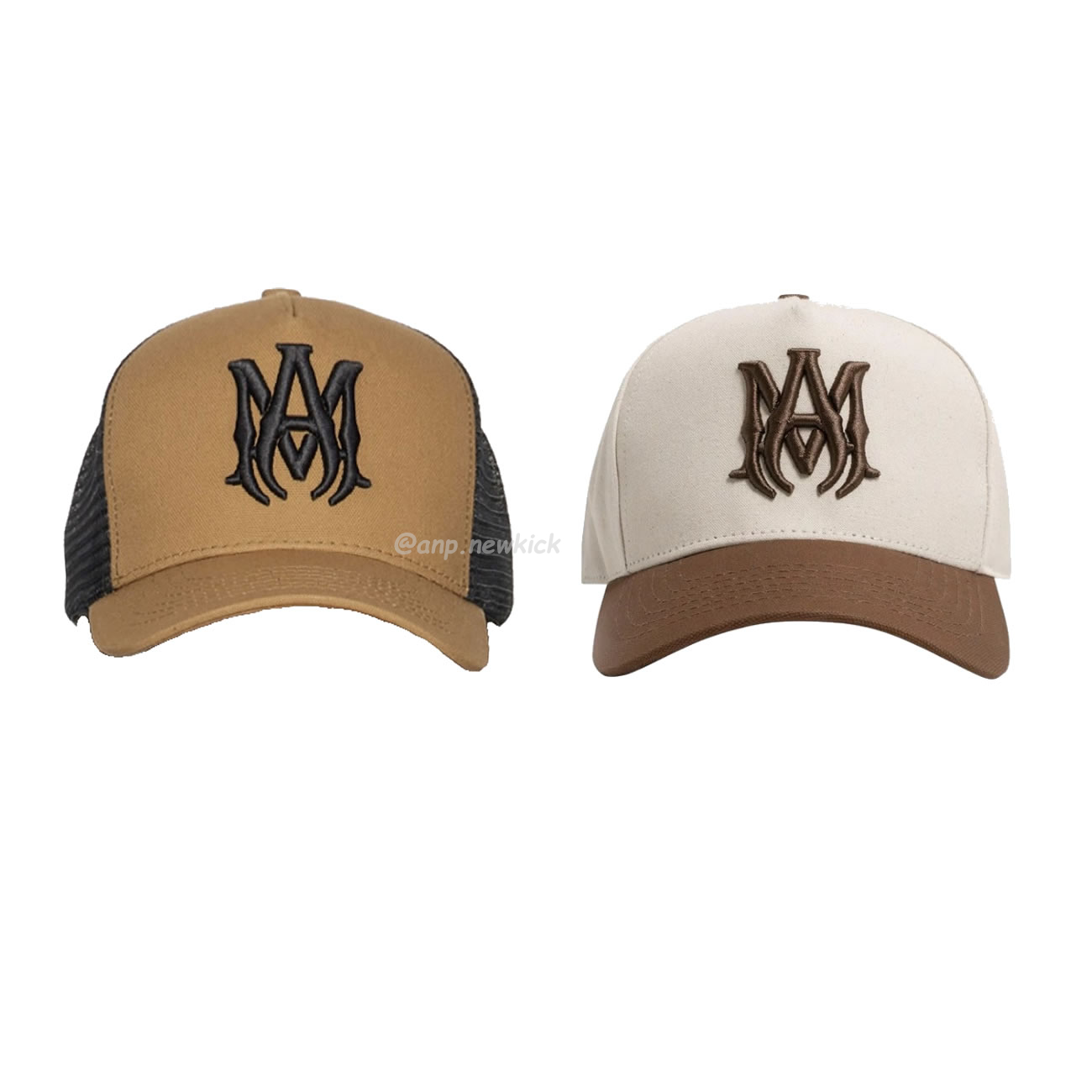 Amiri Two Tone Full Canvas Ma Hat Brown Black (1) - www.newkick.org Amiri Two Tone Full Canvas Ma Hat Brown Black (1) - www.newkick.org