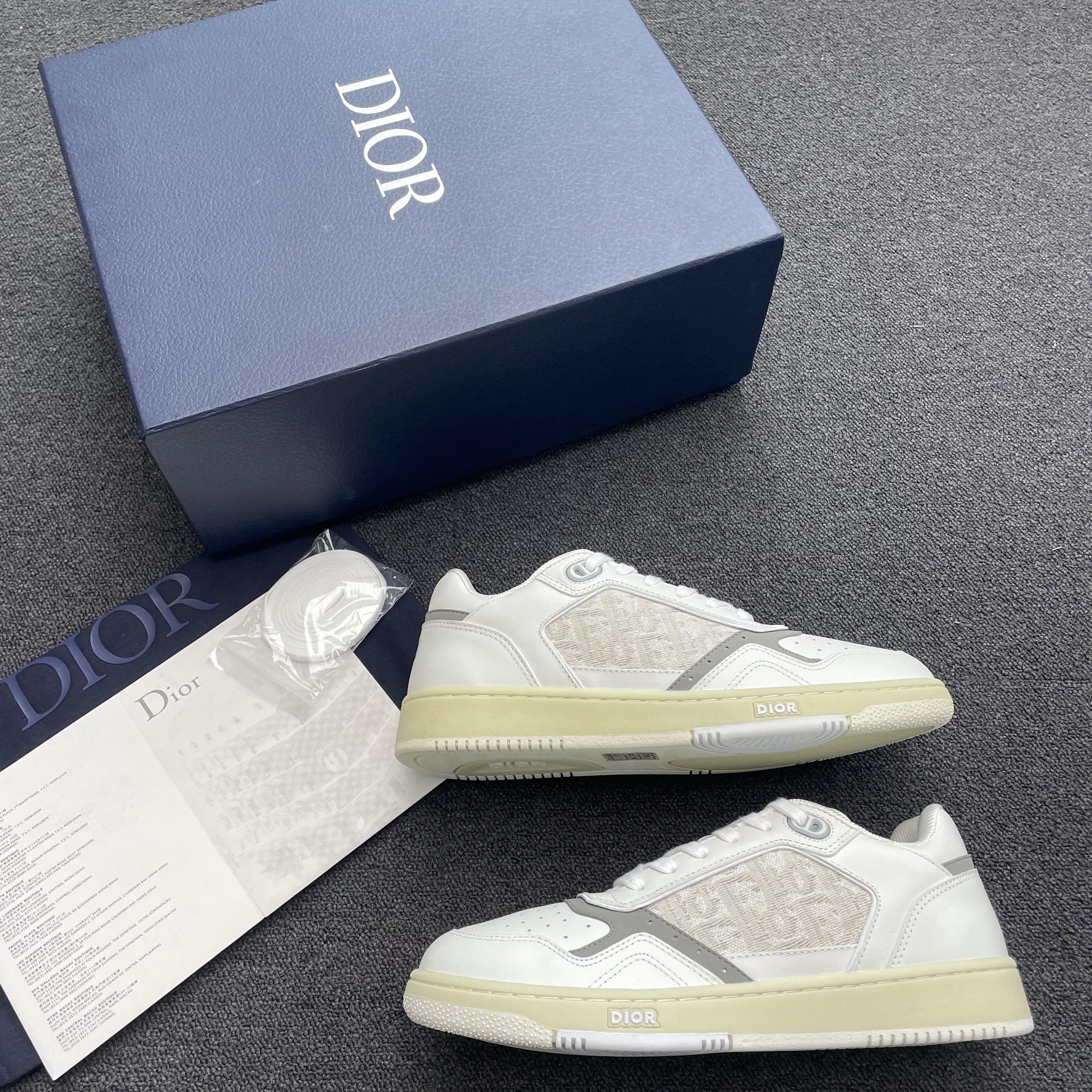 Dior B27 Low Gray White Beige Black 3sn272zir H165 H173 H965 H068 (14) - www.newkick.org