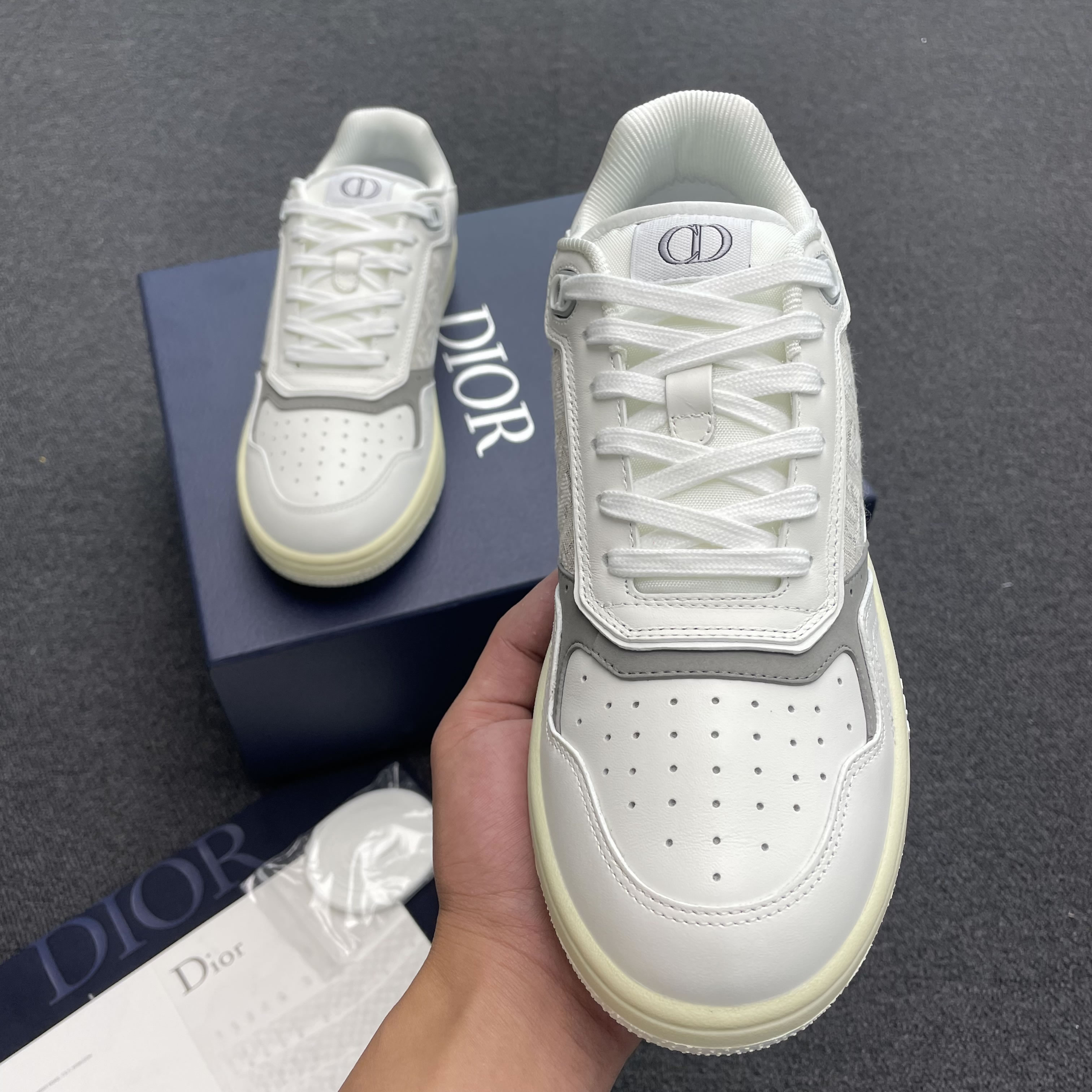 Dior B27 Low Gray White Beige Black 3sn272zir H165 H173 H965 H068 (17) - www.newkick.org