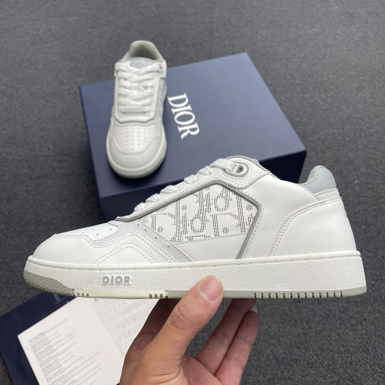 Dior B27 Low Gray White Beige Black 3sn272zir H165 H173 H965 H068 (23) - www.newkick.org