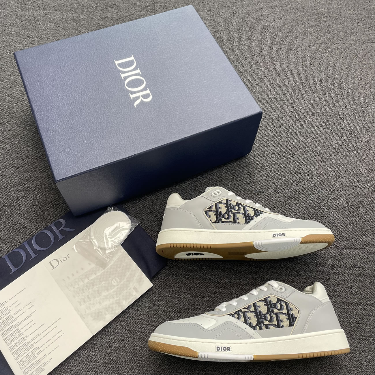 Dior B27 Low Gray White Beige Black 3sn272zir H165 H173 H965 H068 (24) - www.newkick.org