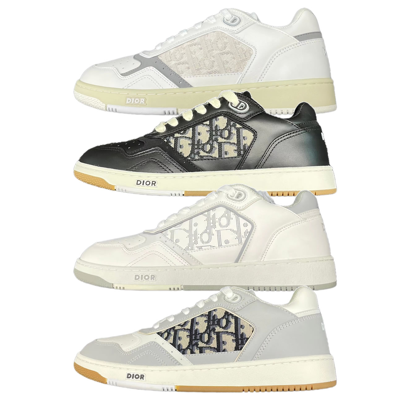Dior B27 Low Gray White Beige Black 3sn272zir H165 H173 H965 H068 (26) - www.newkick.org