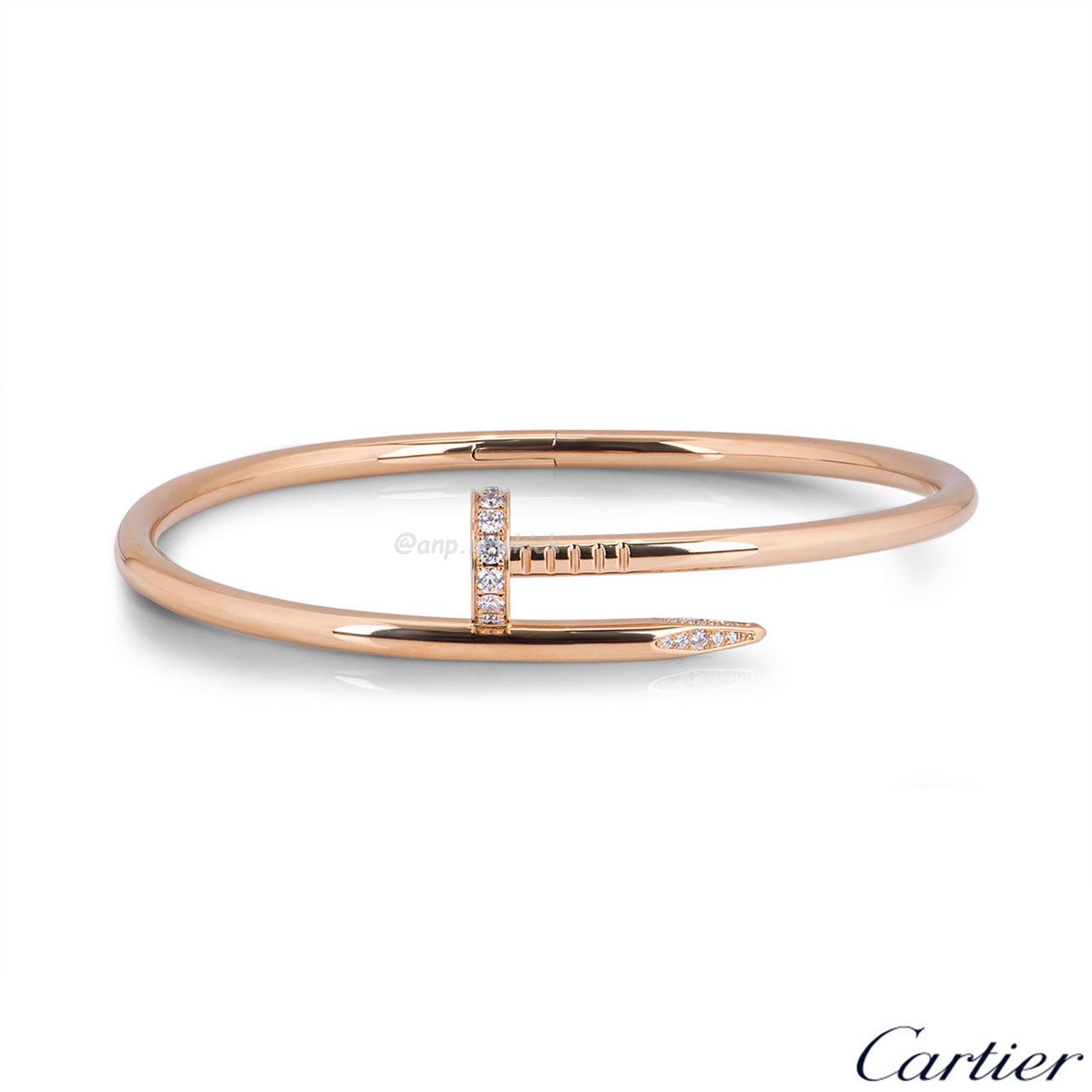 Cartier Rose Gold Silver Diamond Juste Un Clou Bracelet Size 16 B6048516 (4) - www.newkick.org Cartier Rose Gold Silver Diamond Juste Un Clou Bracelet Size 16 B6048516 (4) - www.newkick.org