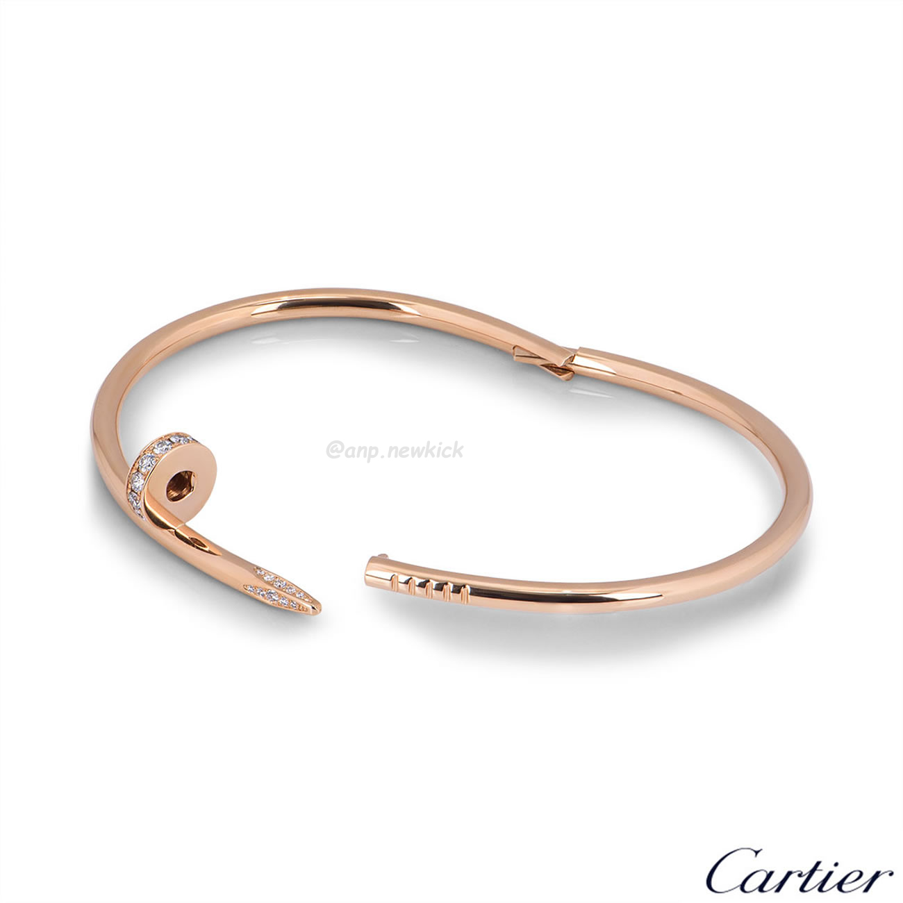 Cartier Rose Gold Silver Diamond Juste Un Clou Bracelet Size 16 B6048516 (6) - www.newkick.org Cartier Rose Gold Silver Diamond Juste Un Clou Bracelet Size 16 B6048516 (6) - www.newkick.org
