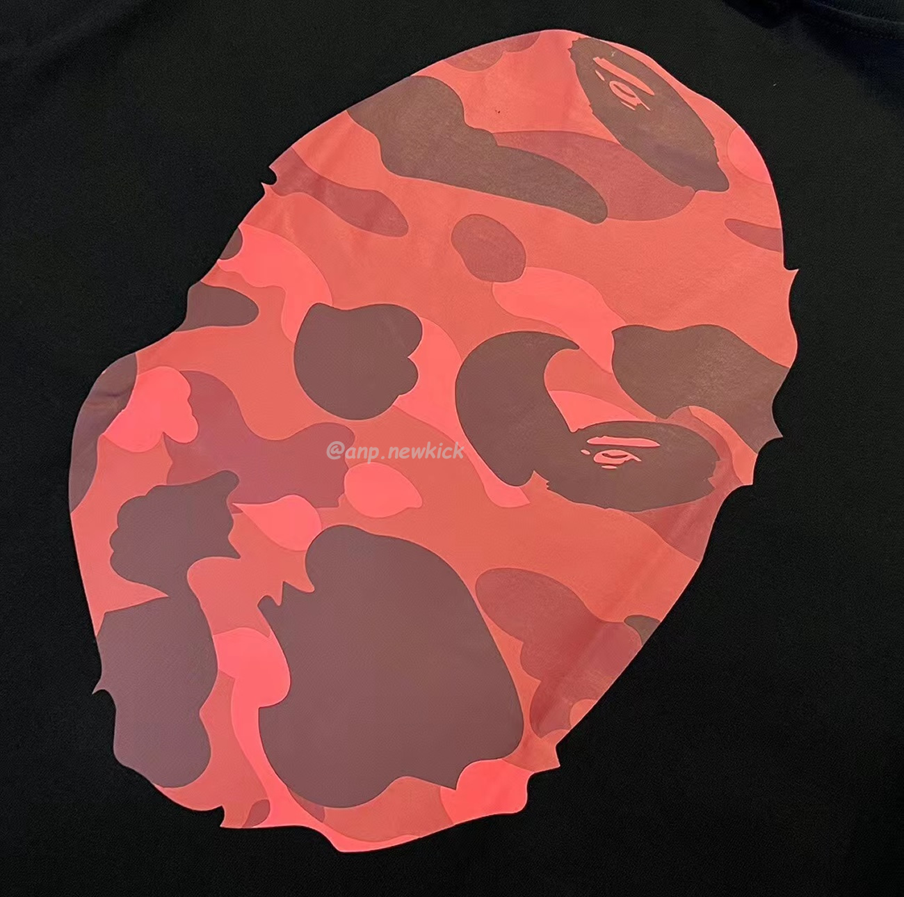 Bape Color Camo Big Ape Head Tee White Black White Green (10) - www.newkick.org