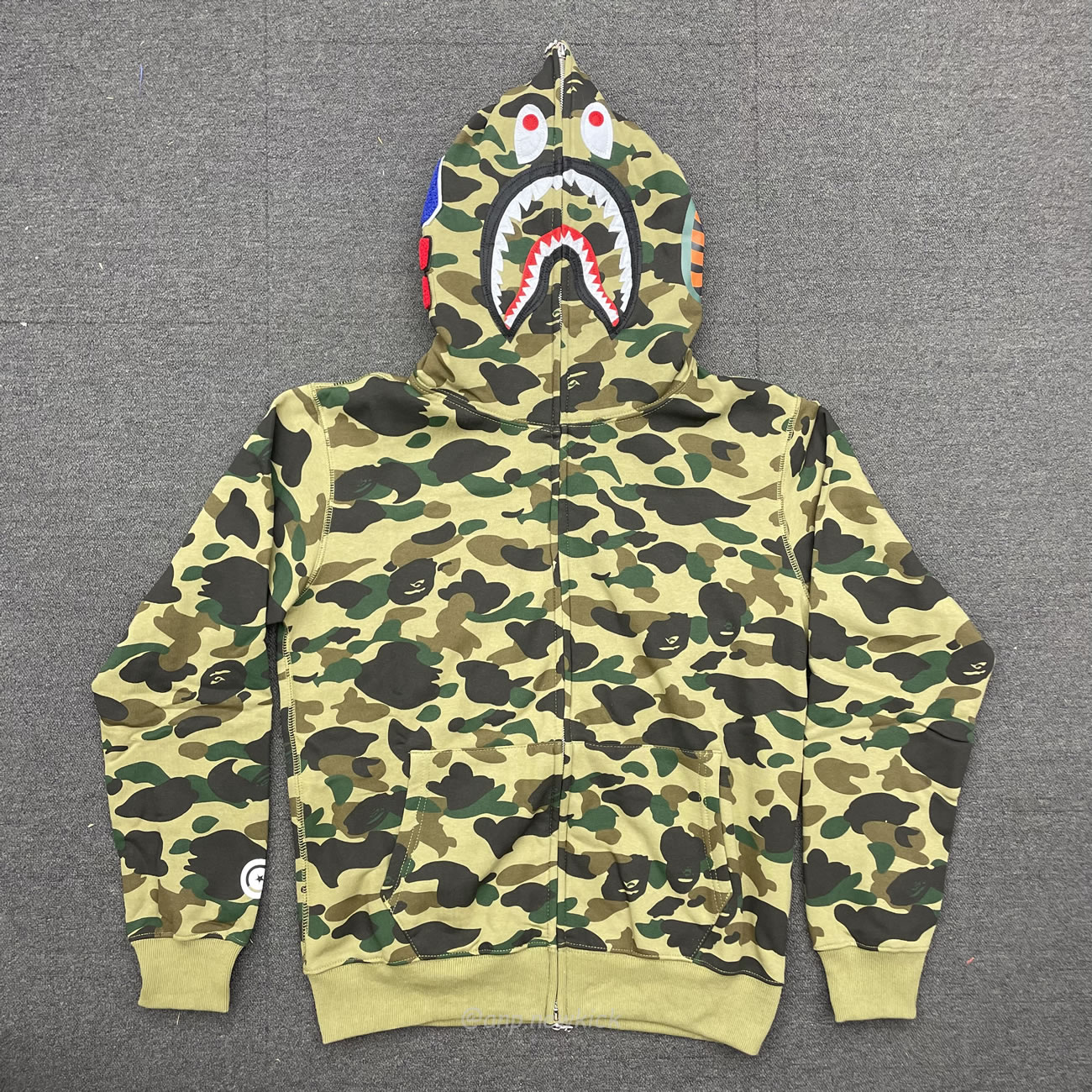 Bape Ladies 1st Camo Boa Shark Hoodie Green (2) - www.newkick.org Bape Ladies 1st Camo Boa Shark Hoodie Green (2) - www.newkick.org
