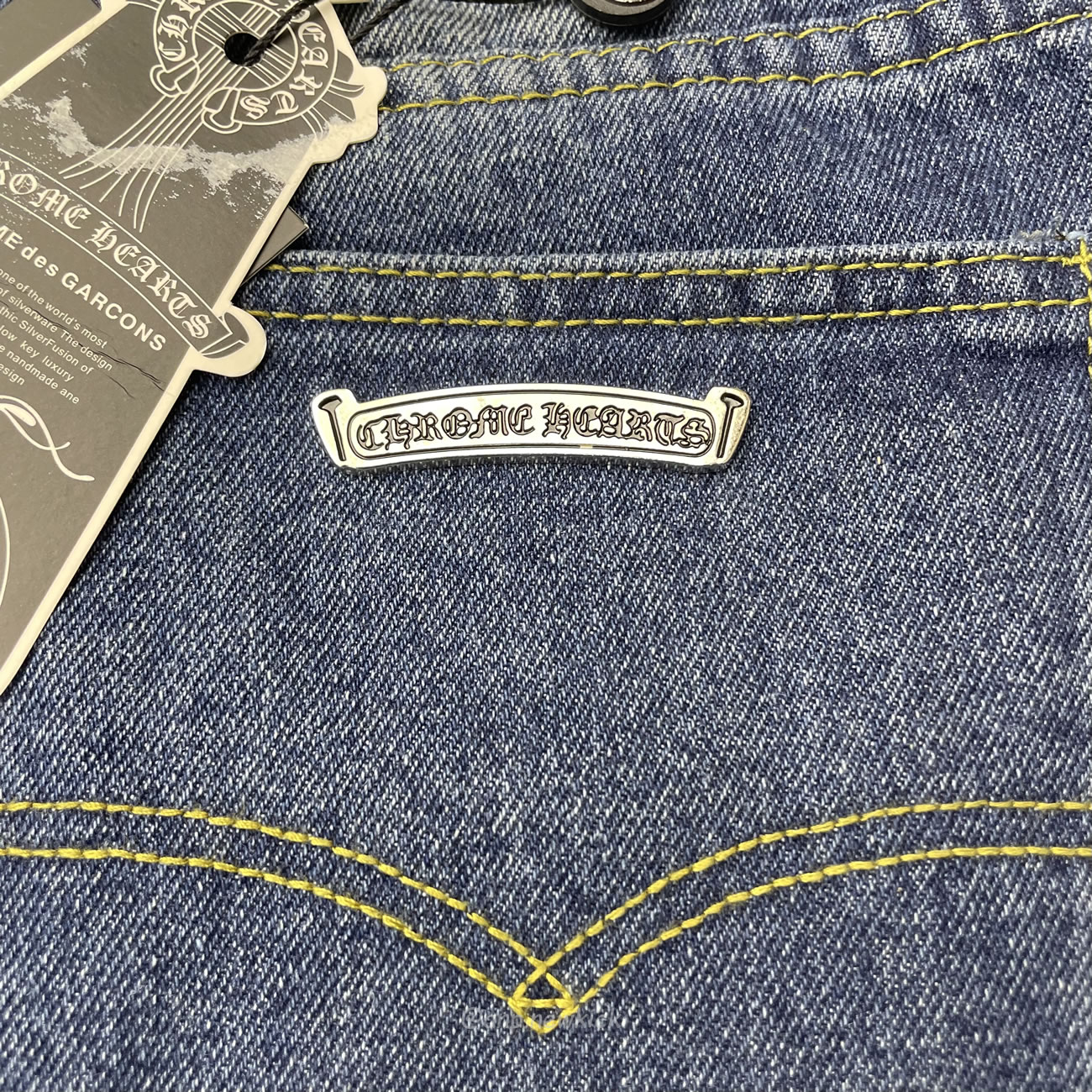 Chrome Hearts Blue Jeans Cross Patch (5) - www.newkick.org