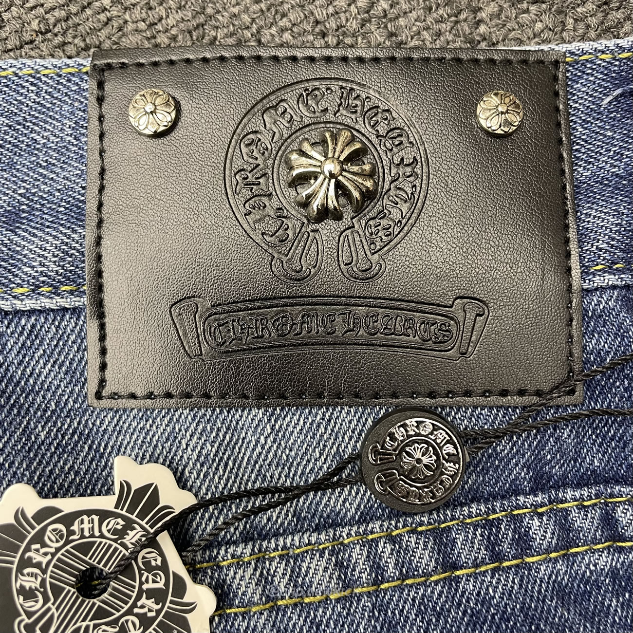 Chrome Hearts Blue Jeans Cross Patch (6) - www.newkick.org