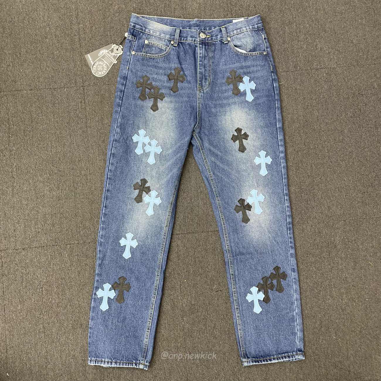 Chrome Hearts Blue Jeans Cross Patch (7) - www.newkick.org