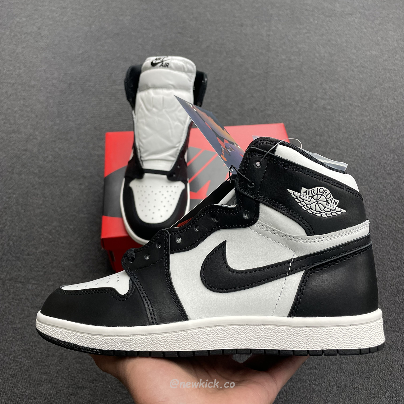 Air Jordan 1 Retro High 85 Black White 2023 Bq4422 001 (8) - www.newkick.org