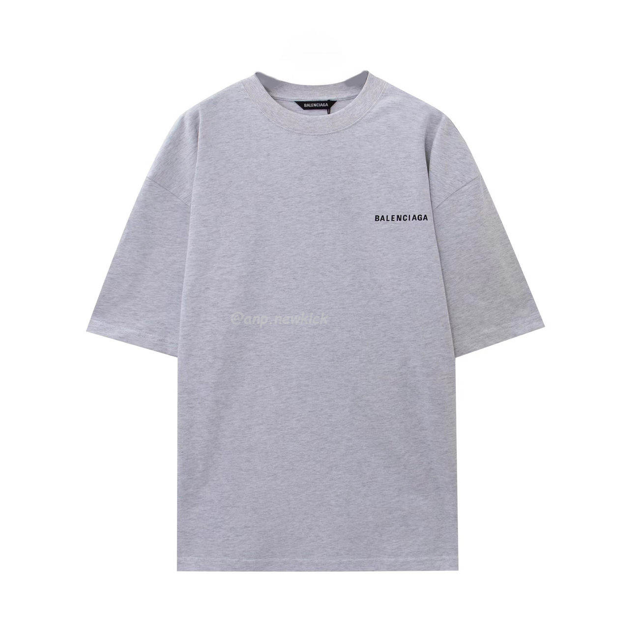 Balenciaga Logo T Shirt Grey (1) - www.newkick.org