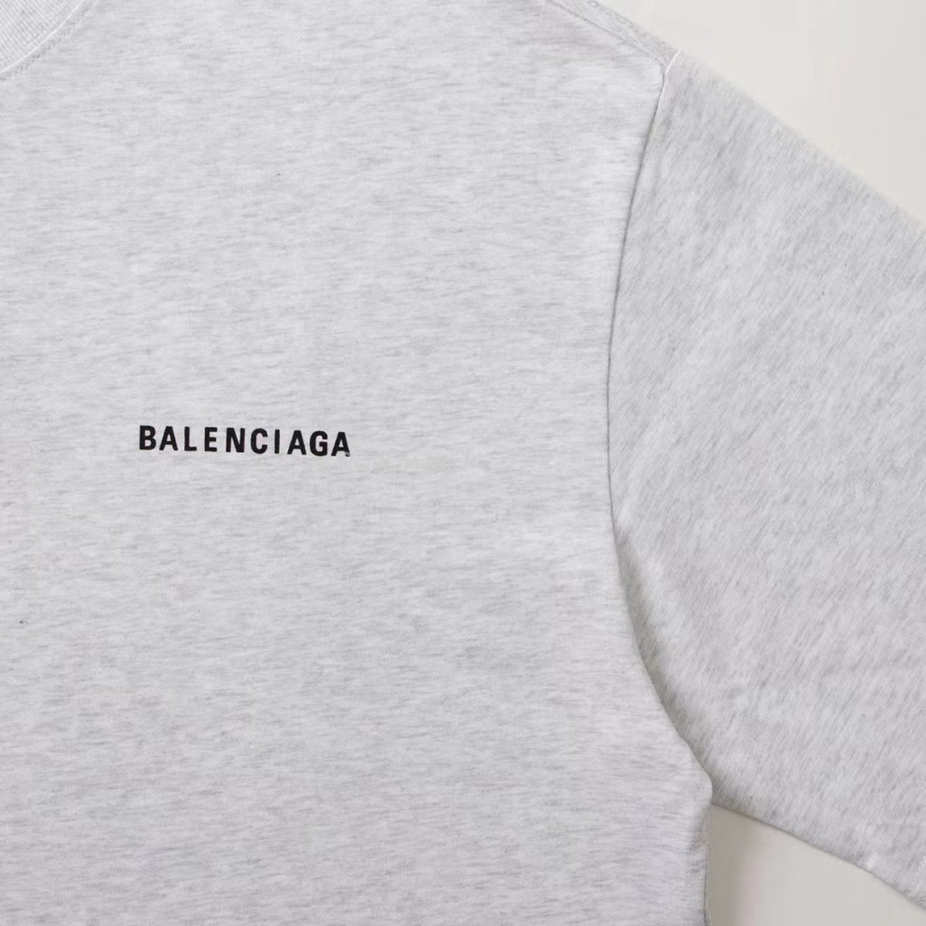 Balenciaga Logo T Shirt Grey (2) - www.newkick.org