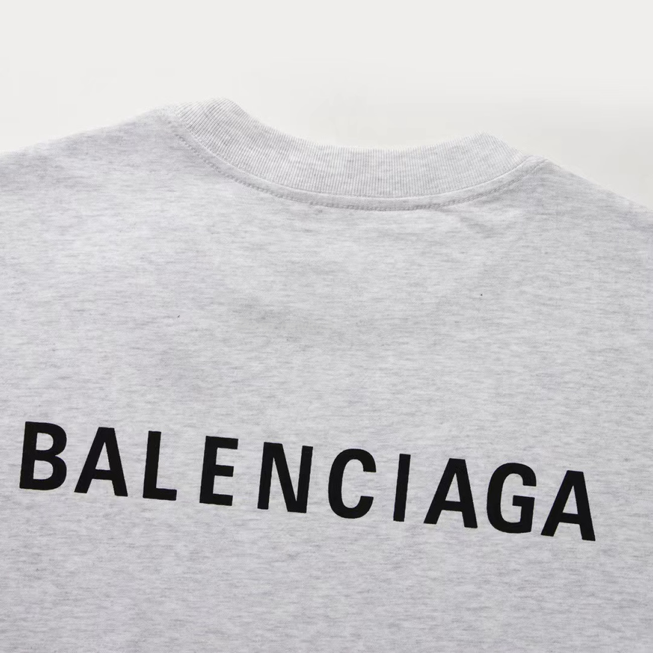 Balenciaga Logo T Shirt Grey (4) - www.newkick.org