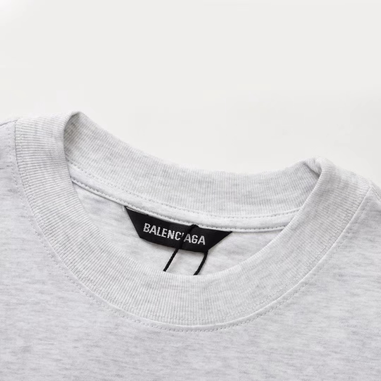 Balenciaga Logo T Shirt Grey (6) - www.newkick.org