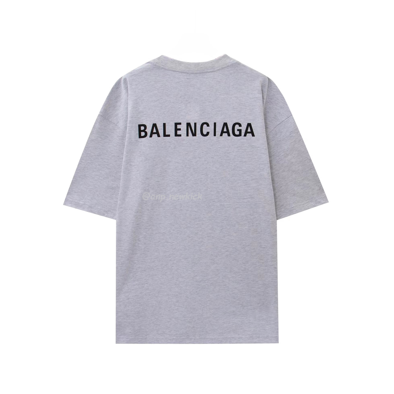 Balenciaga Logo T Shirt Grey (7) - www.newkick.org