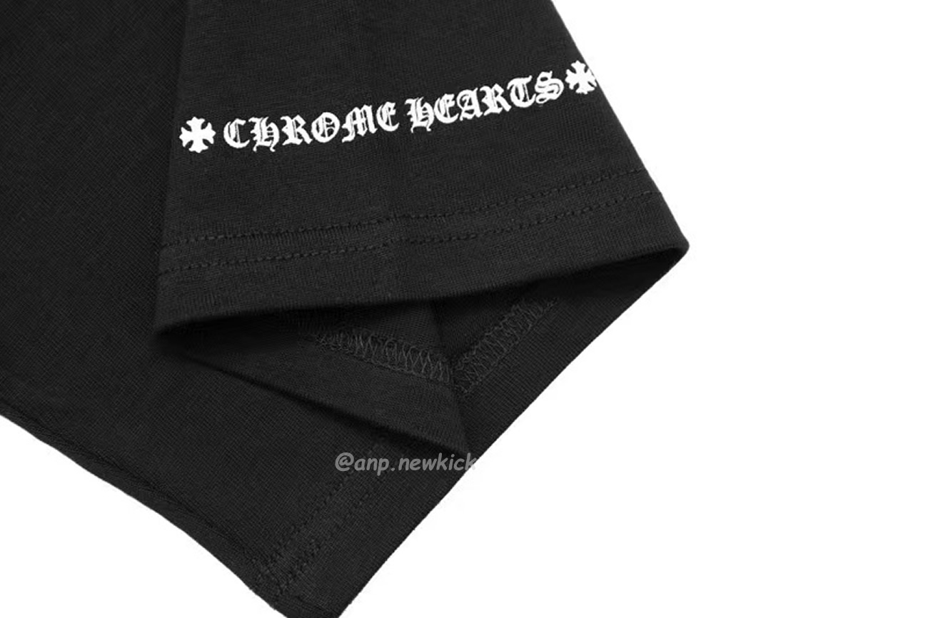 Chrome Hearts Horse Shoe Logo Pocket Black T Shirt (2) - www.newkick.org
